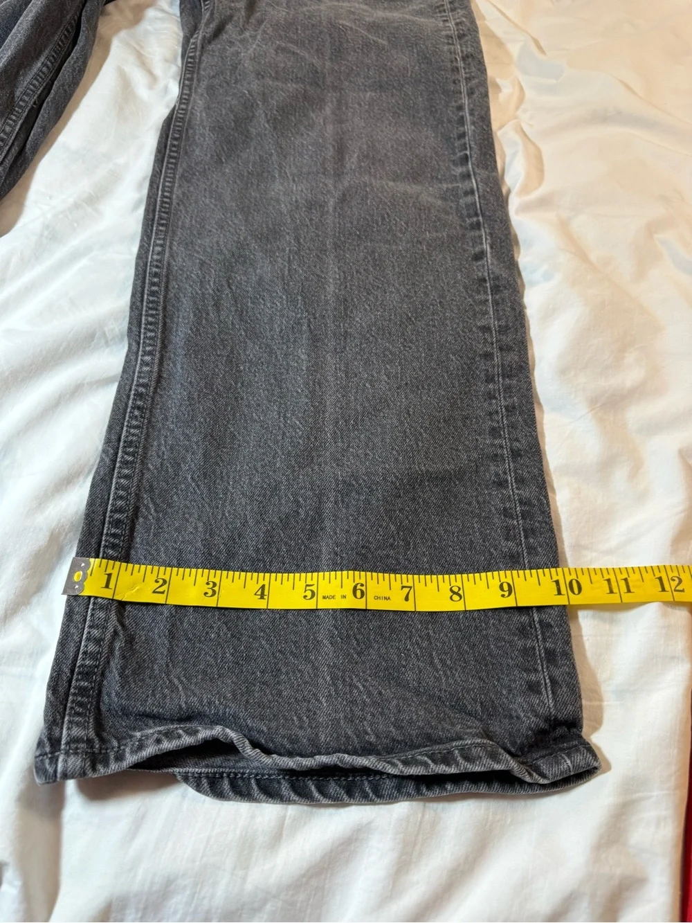 Old Navy Wide Leg Black Jeans - Picture 5 of 9